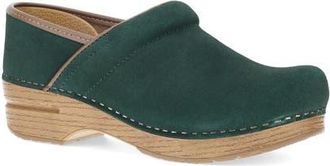 Dansko Professional Clog in Evergreen Suede at Nordstrom, Size 39