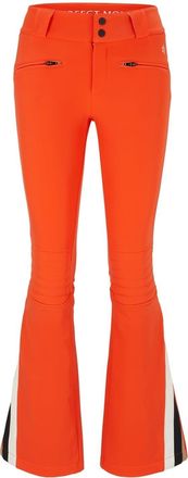 HUGO BOSS Womens Solid Patterned Flared Ski Salopette in Orange - Size 14 UK