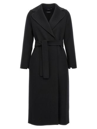 Max Mara Poldo Trench E Impermeabili Nero-Donna