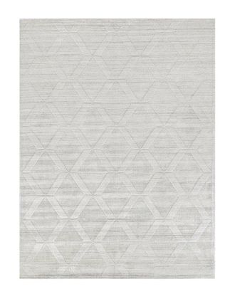 Exquisite Rugs Lotus Hand Tufted Wool/Bamboo Silk Area Rug