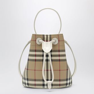 Burberry Mini bucket bag with Check pattern