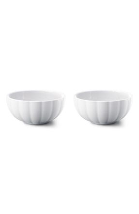 Georg Jensen Bernadotte Set of 2 Small Porcelain Bowls in White at Nordstrom