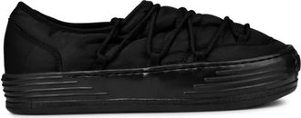 Palm Angels Snow Puffed Logo Sneakers - Heren - Sneakers - Zwart - 42 EU - Polyester - Schoenen