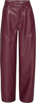 Rotate Pantaloni con inserti - Rosso