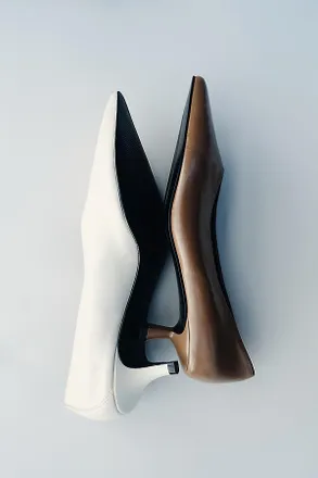 Bibi Lou Pointed-Toe Kitten Heels