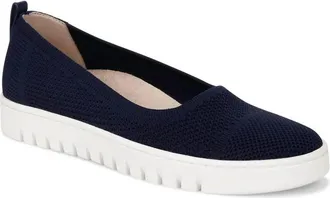 Vionic Womens Uptown Knit Skimmer Flats In Navy