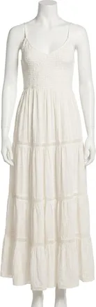 Z Supply Behati Eyelet Midi Dress In White