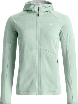Ortovox Fleece Light Grid Hoody - Dames - Zomerjassen - Groen - S - Jassen