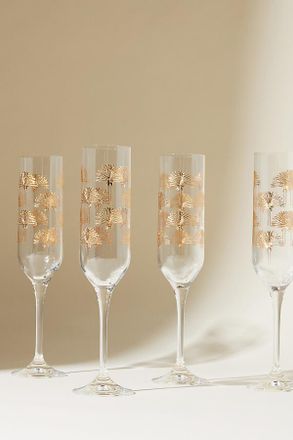 Anthropologie Remy Flutes, Set of 4