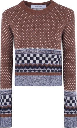 Golden Goose Sweater Geometric Jacquard Journey