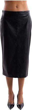 Pinko Falda Larga Recta - Skirts - Mujer - Negro - L