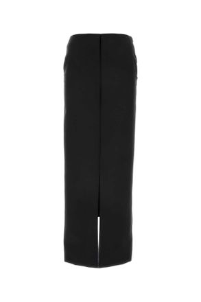 Givenchy Zwarte Wolmix Rok