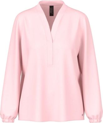 Marc Cain Casual Wijde Blouse - Dames - Blouses - Roze - 2XL - Overhemden