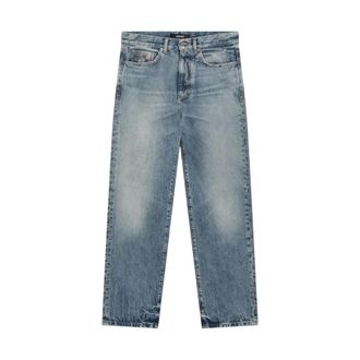 Versace Straight Jeans, male, Blue, Size: W31 Studded Jeans