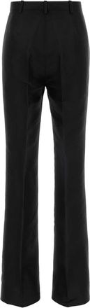 Gucci Womens Silk Trousers Black