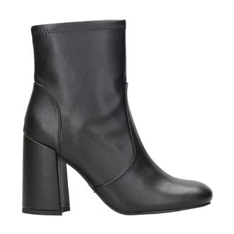 Steve Madden Schoenen, Dames, Zwart, 38 1/2 EU, Leer, Locole Enkelboot