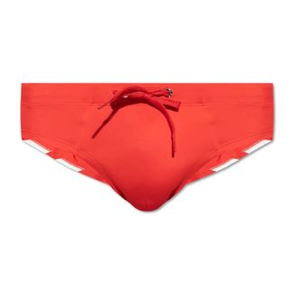 Diesel Beachwear, male, Red, Size: 2XL Swimming Briefs