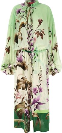 F.R.S. For Restless Sleepers F. R.S. - FOR RESTLESS SLEEPERS Silk Long Womens Dress
