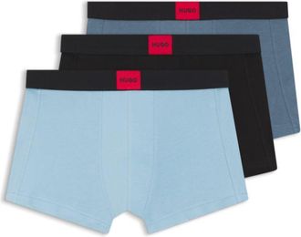 HUGO BOSS Three-pack of stretch-cotton trunks