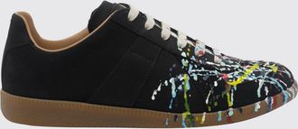 Maison Margiela Sneakers Replica in pelle con schizzi di pittura