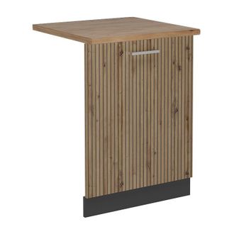 Vicco Tapa Del Lavavajillas R-line, Roble Artesanal, 60 Cm, Et Roble