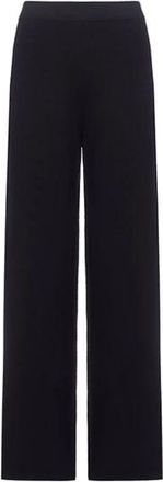 Max Mara Furetto Straight Broeken - Dames - Straight fit broeken - Blauw - L - Broeken
