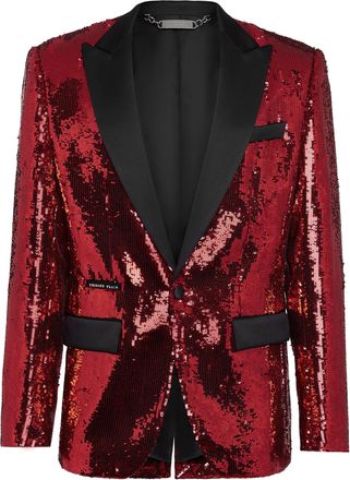 Philipp Plein Blazer Met &Eacute;&eacute;n Knoop Slim Fit