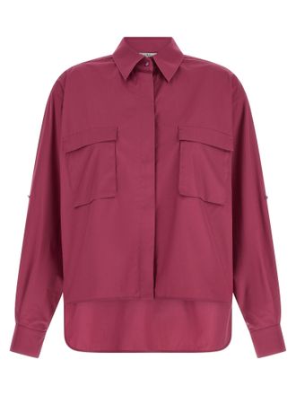 Max Mara Fuchsia Cotton Womens Blouse