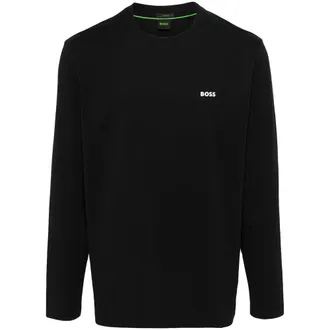 HUGO BOSS Rubberised-logo Long-sleeve T-shirt