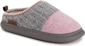 Muk Luks Rye Faux Shearling Lined Clog in Grey at Nordstrom, Size Medium