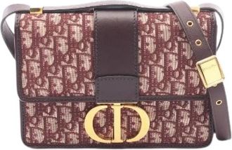 Dior Pre-owned 30 Montaigne Schoudertas - Dames - Vintage Schoudertas - Rood - ONE Size - Leer - Vintage