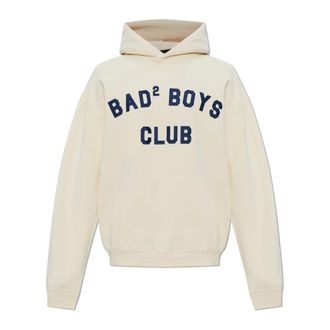 Dsquared2 Hoodies, male, Beige, Size: 2XL Sweatshirt with Patch