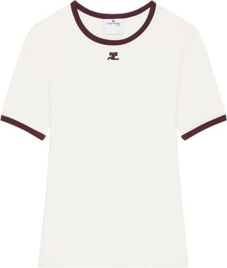 Courrèges White Cotton T-Shirt
