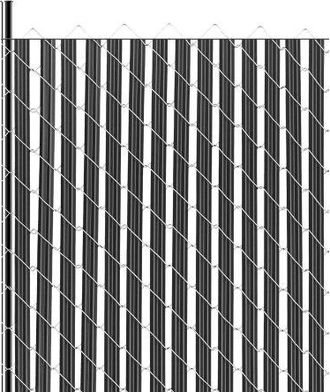 OEM L&aacute;minas De Privacidad Con Bloqueo Inferior 1740 X 31,7 X 7,6 Mm, L&aacute;minas Verticales De Pared Simple De Hdpe Con Bloqueo Inferior Para Cercas De Alambr