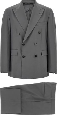 Tagliatore Virgin Wool Two-Piece Mens Suit
