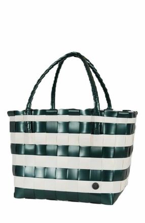 Handed By Paris Spirit Recycled Tote Bags in Green/white Stripes at Nordstrom, Size Medium