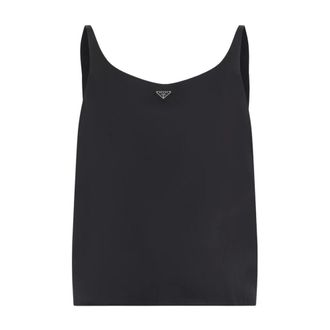 Prada Mujer, Camisetas, Negro, Talla: S