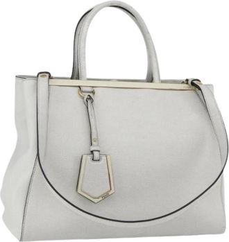 Fendi Pre-owned Leren Handtas - Dames - Vintage Handtas - Wit - ONE Size - Leer - Vintage