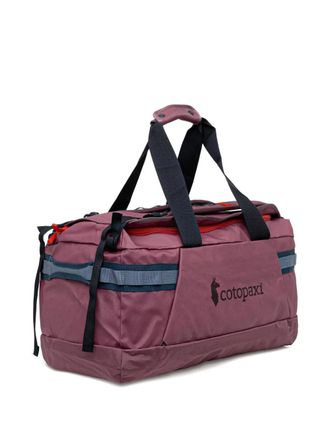 Cotopaxi top-zip logo-detail holdall - unisex - Recycled Nylon - OS - Purple