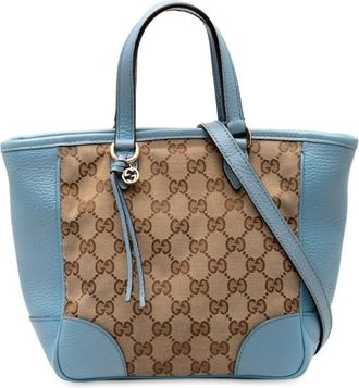 Gucci Pre-owned Gucci Small GG Canvas Bree Satchel 449241 493075