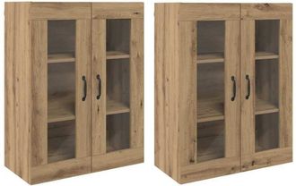 vidaXL Vidaxl - Armarios Montados en la Pared 2 pcs Roble artisan