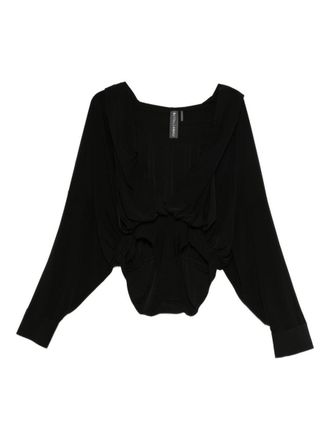 Norma Kamali Oversized Hooded Bodysuit