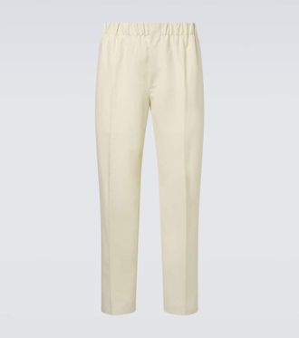 Jil Sander Cotton tapered pants