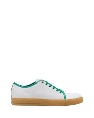 Lanvin DBB1 Leather And Suede Sneakers in Green at Nordstrom, Size 11