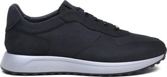 Baldinini Nubuck Sneaker - Heren - Schoenen - Blauw - Maat: 43 EU Leer