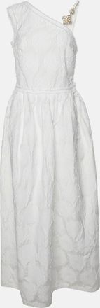 Roberto Cavalli Floral Embroidered Sleeveless Maxi Dress