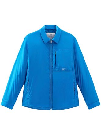 Woolrich Giacca-camicia imbottita Pertex - Blu