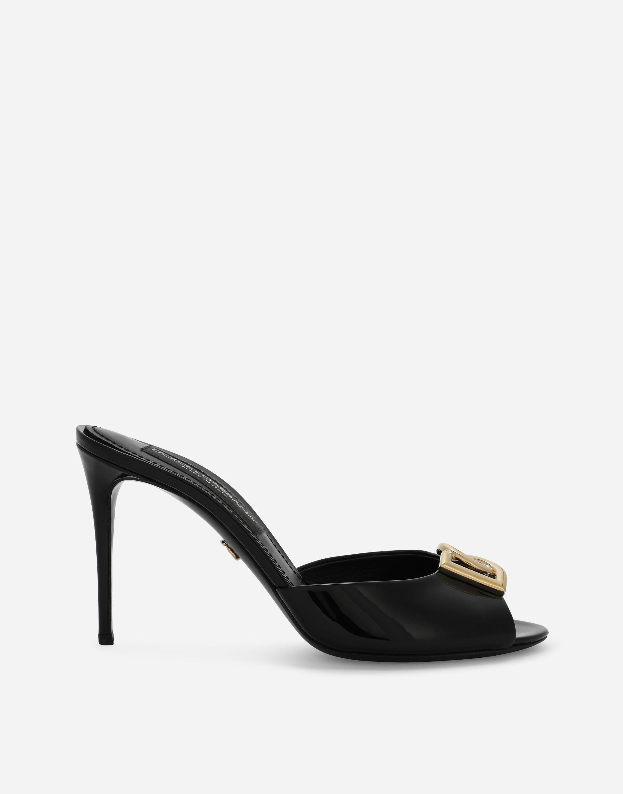 【DOLCE & GABBANA】Calfskin mules with DG logo Dolce & Gabbana Calfskin Mule With Dg Logo from $519.00 - on