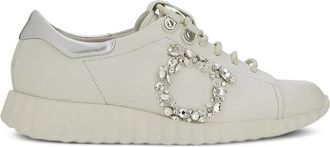 Ferragamo Ladies White Sneakers, US Size 8.5