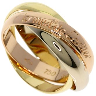 Cartier Yellow Gold (18K) Pink Gold (18K) White Gold (18K) Band Ring (Pre-Owned)